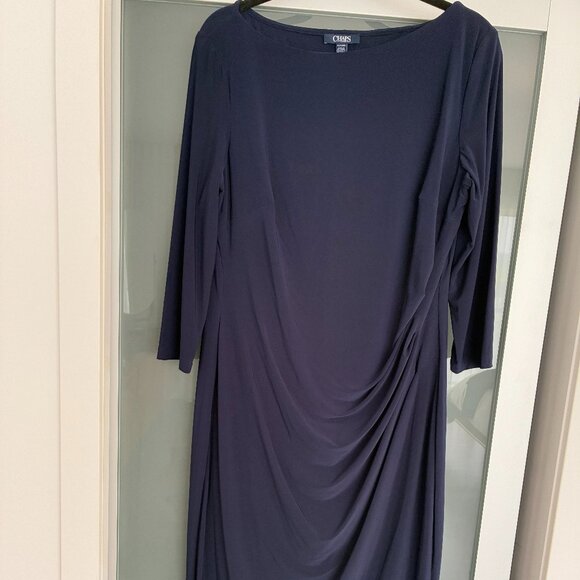 Navy Dress size XL by Chaps - Picture 2 of 7